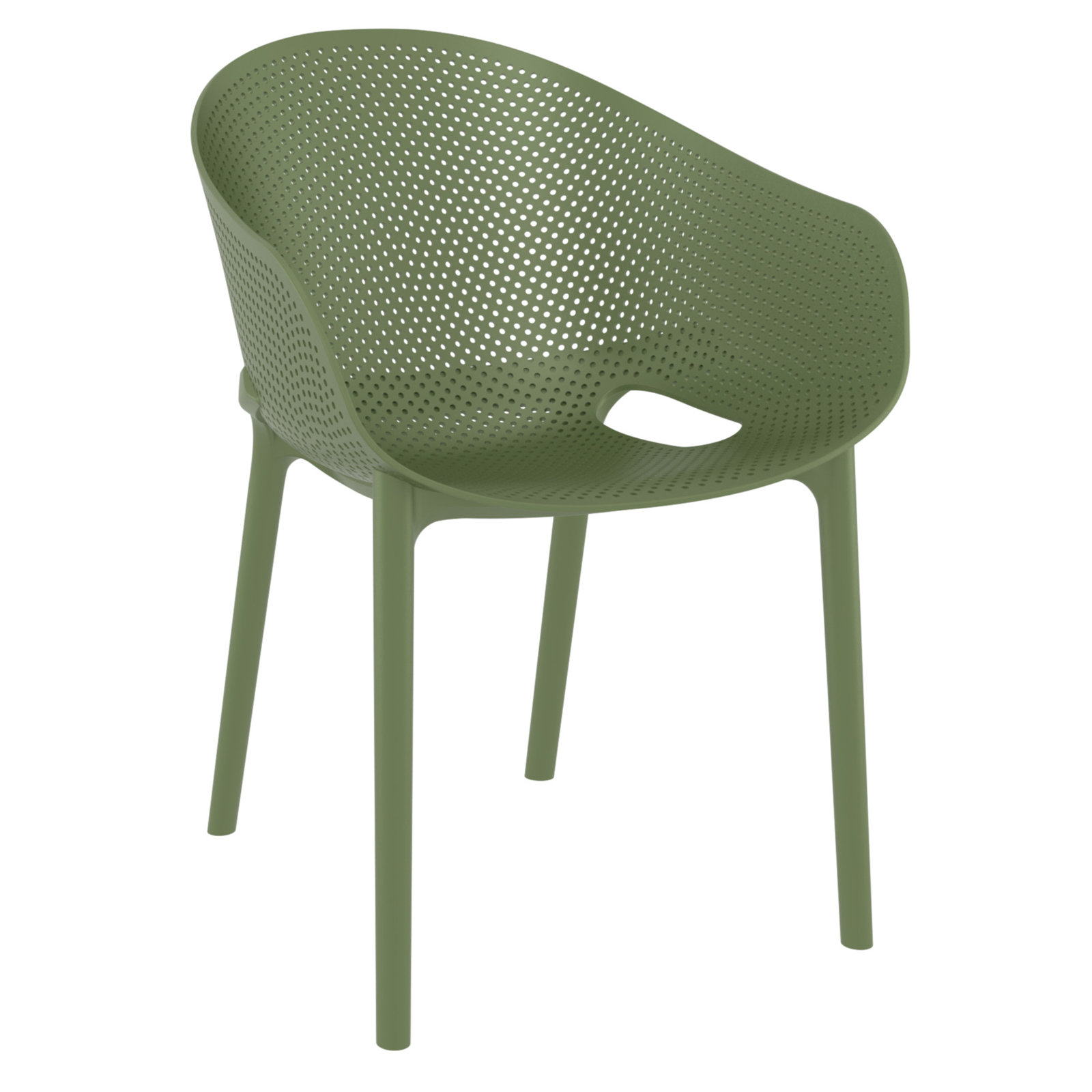 Farrah 24'' Round 2-Person Bistro Set, Olive Green