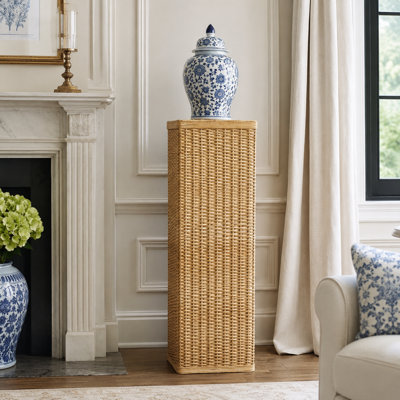 Square Wicker Pedestal