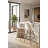 Upholstered Counter Stool with Metal Frame
