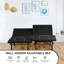 Base de lit réglable Basehor avec système de massage, zéro gravité, ports USB, Wallhugger, télécommande sans fil-2028447641