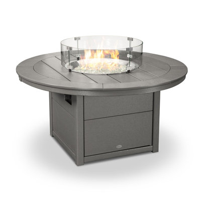 Table ronde pour foyer POLYWOOD