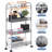 Metal Rolling Cart Utility Cart with Wheels-89309718