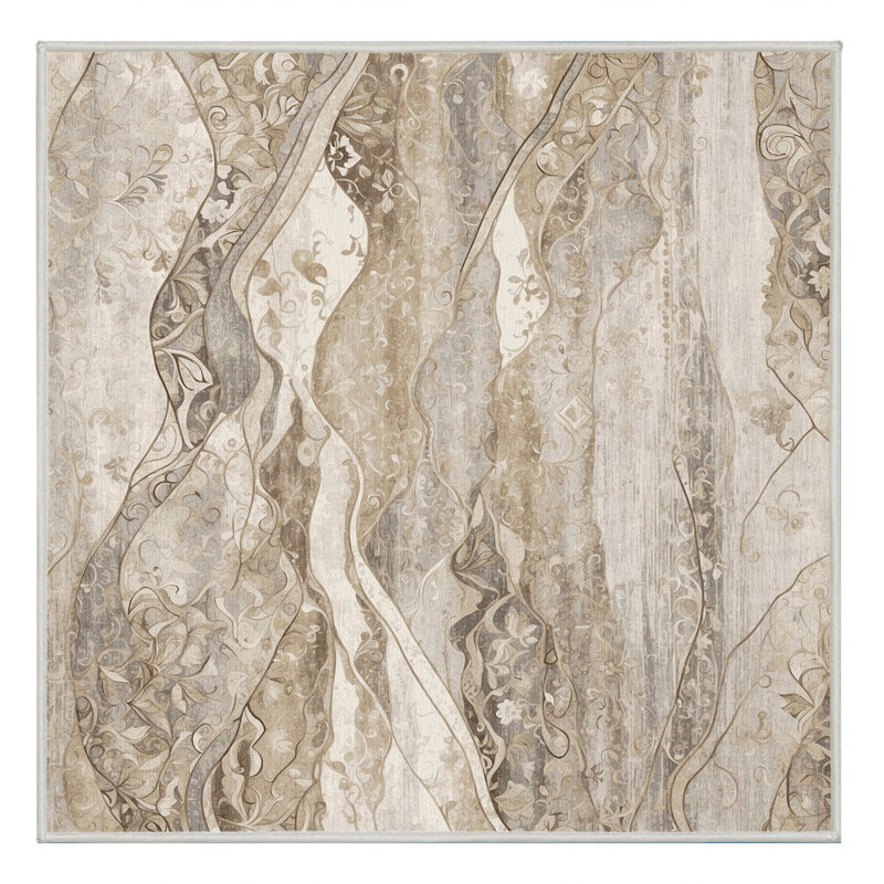Embers Of Dawn Rug, Square 3'