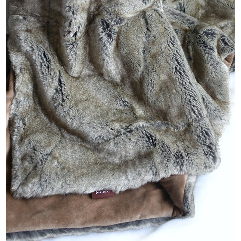 Throw Blanket, Taupe