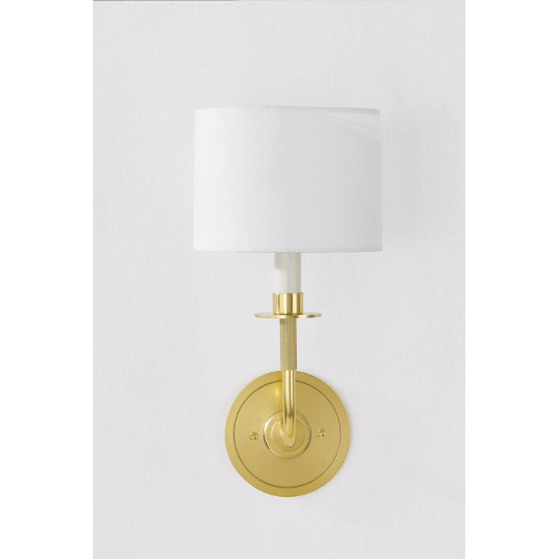 Paramus 1 Light Wall Sconce, Antique Brass, 10.25" H x 11.75" W x 11.75" D