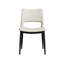 Ensemble de 2 chaises de salle à manger modernes et minimalistes en similicuir, dossier confortable, pieds en métal-1940502385