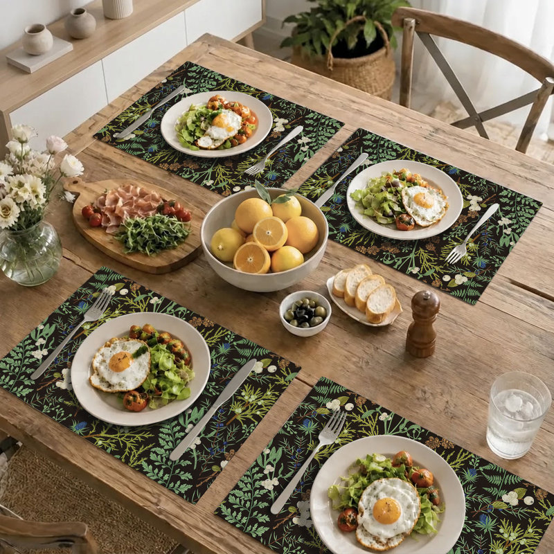 Ensemble de table rectangulaire en polyester