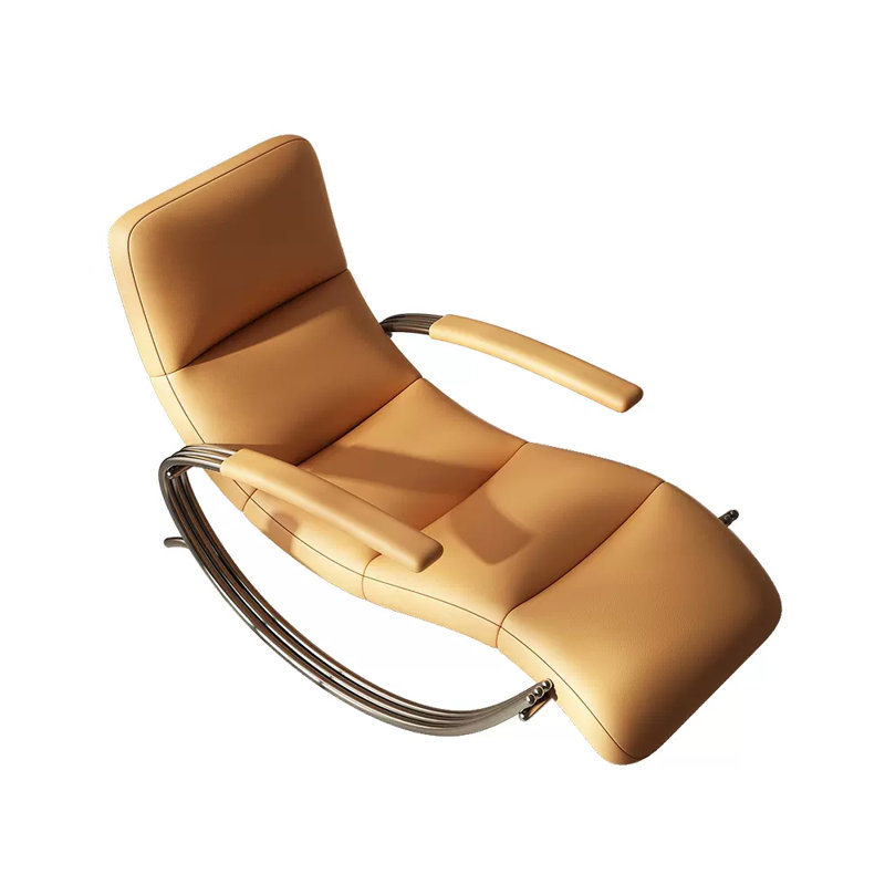 Chaise berçante légère de luxe, Orange