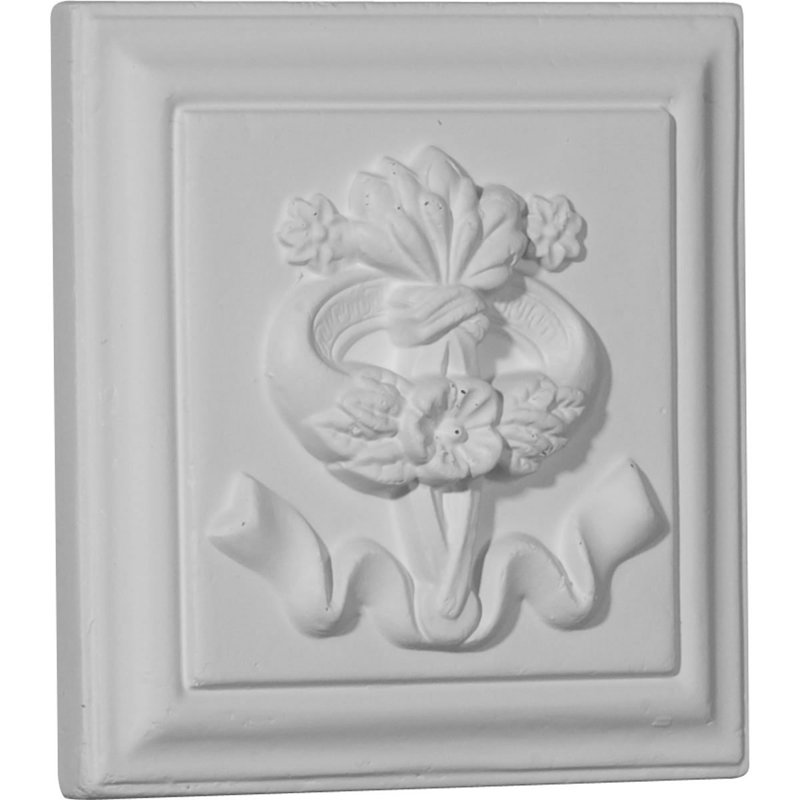 Versailles 4.75'' H x 4.75'' W x 0.75'' D Urethane Rosette Applique