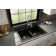 Karran Quartz 33'' X 22'' 50/50 Double Bowl Composite Drop-in Kitchen Sink