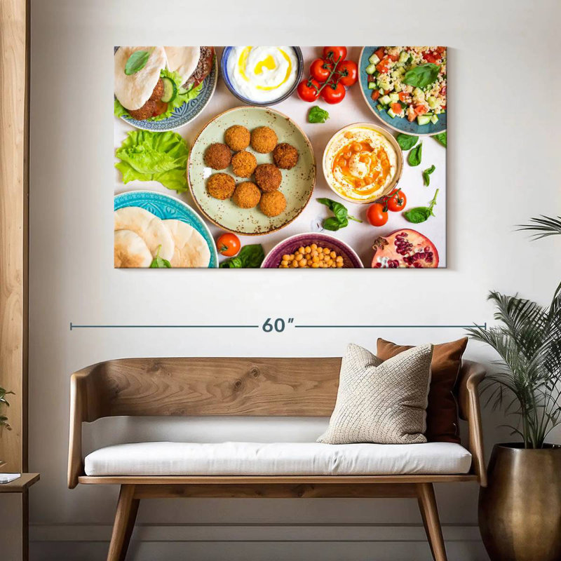 Yarlin Middle Eastern Dishes, 32" H x 48" W