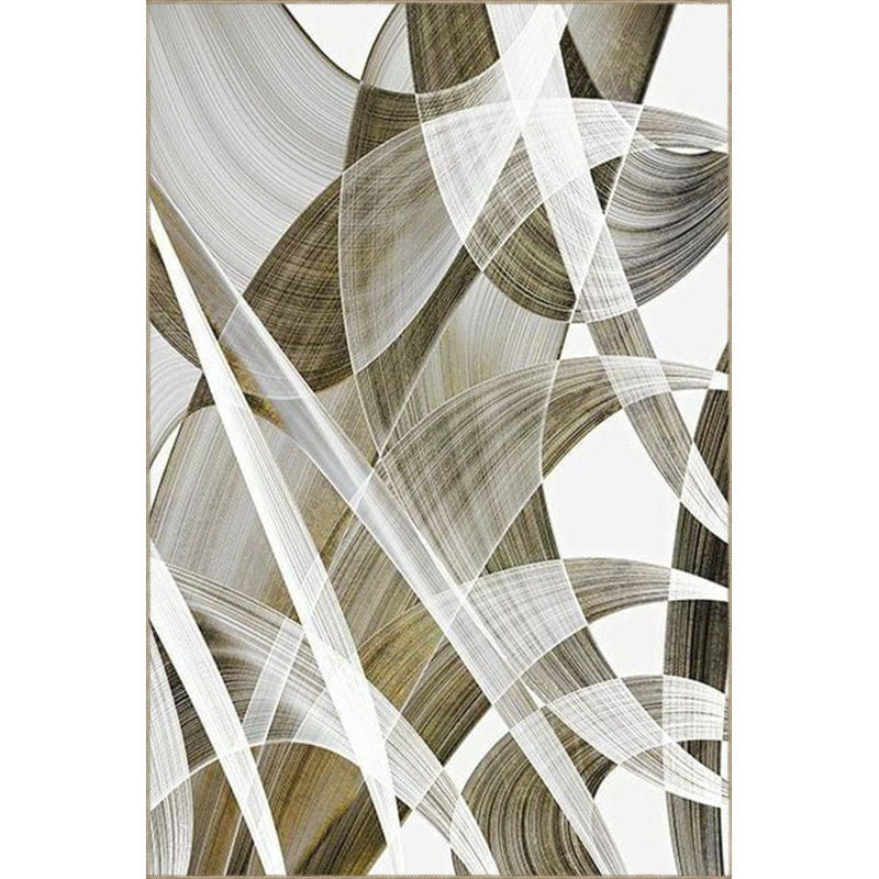 Tapis lavable à motif moderne Modern, Sous-tapis rectangulaire 2 pi 6 po x 4 pi 11 po