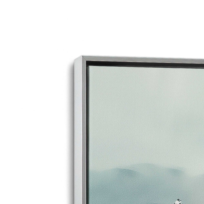 Misty Soar II, Cadre flottant en chrome poli, H 12,75 po x l 8,75 po x P 1,75 po