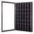 Gallery Solutions 26'' x 18" Wall Mount Curio & Shot Glass Display Case