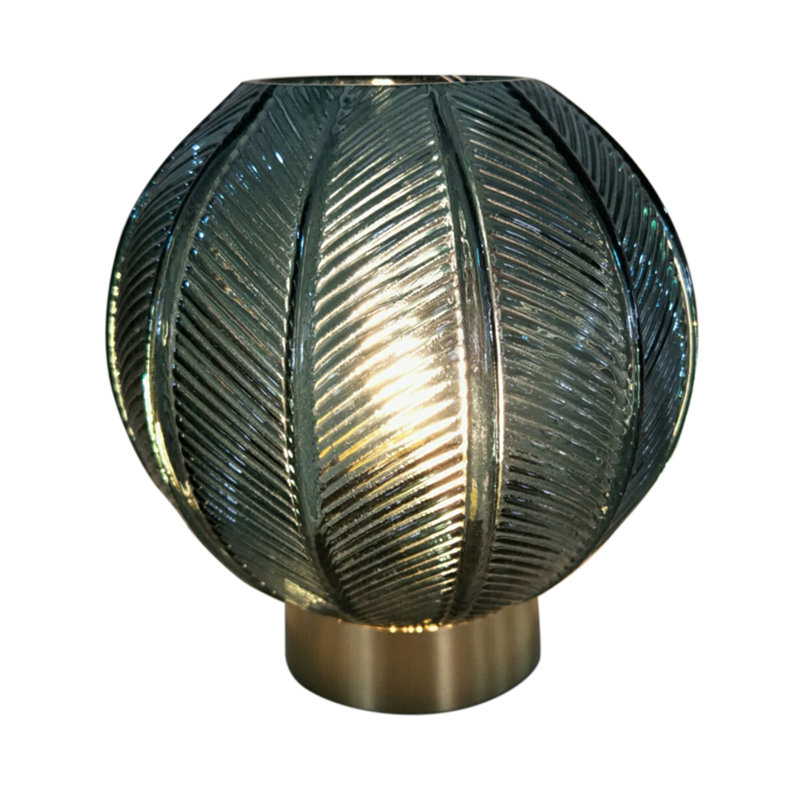 Carroll Globe Lamp,  Lake Blue
