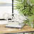 Becklynn Crystal Geometric Decorative Silver Sculpture