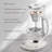 Buydeem BUYDEEM,Tea Maker,Tea Brewer 1500 qt. Glass and Plastic Whistling Electric Tea Kettle