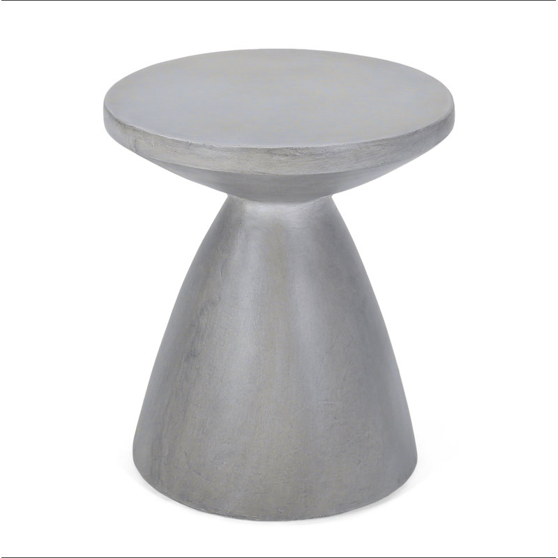 Table d'appoint d'extérieur en béton léger