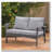 PATIO LOVE SEAT SOFA