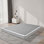 Sommier tapissier, base de lit grand avec tissu lavable, structure en métal robuste pour grand lit, sommier 5,1 po, capacité de poids maximale de 3 500 lb, assemblage facile, 79,1 x 59,6 x 5,1 po