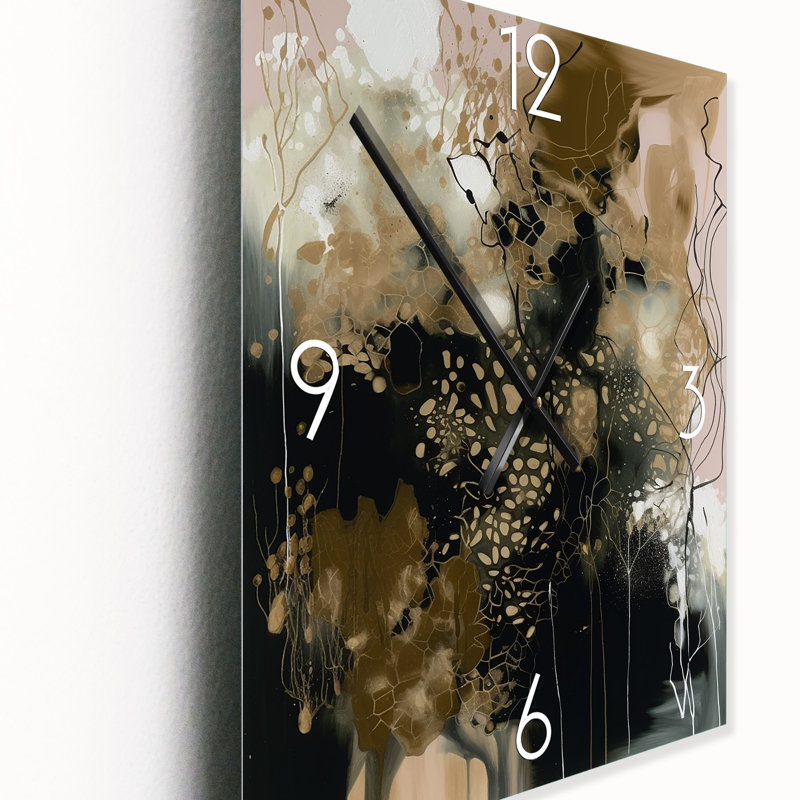 Chaos V - Horloges murales abstraites, H 40 po x l 30 po x P 1 po