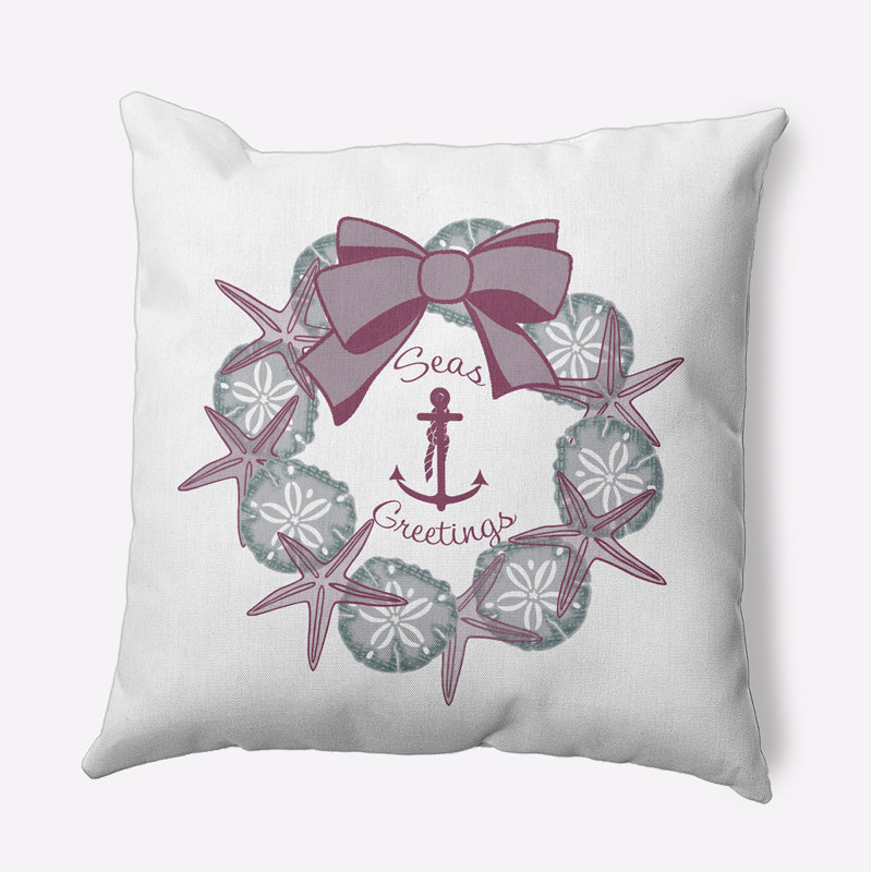 Reversible Throw Pillow, 26" x 26", Square
