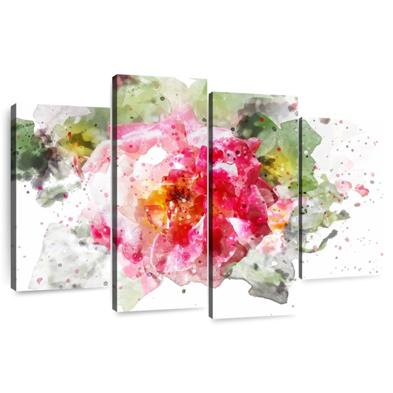Avery floral en fuchsia
