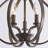 Mabel 3-light Contemporary Flush Mount Chandelier - Bronze
