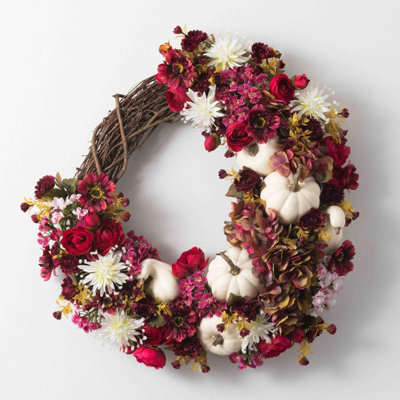 Handcrafted Faux Silk 24'' Wreath
