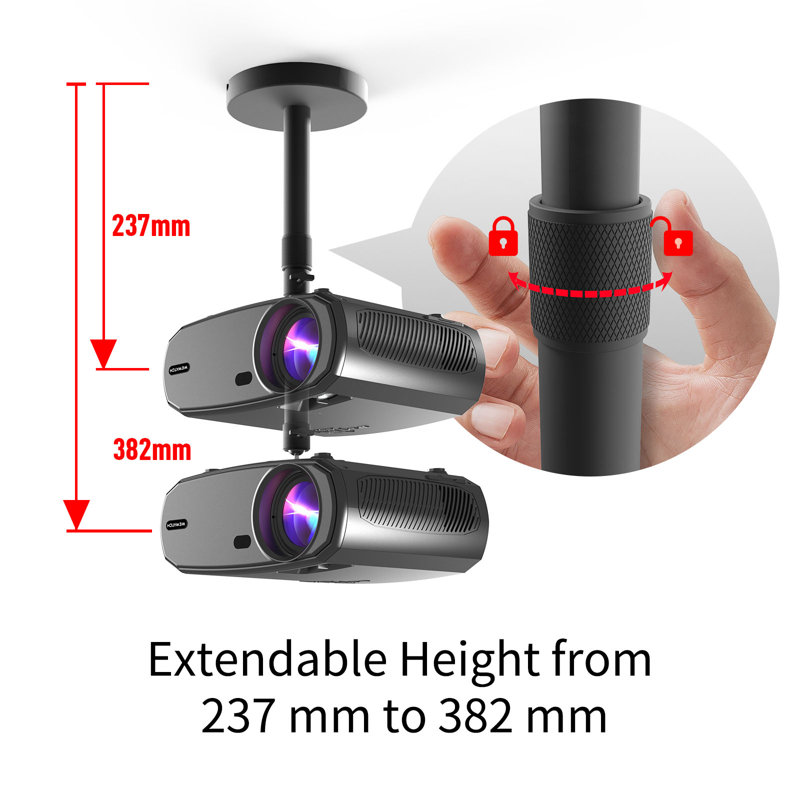 WEWATCH Single Screen Ceiling Mount