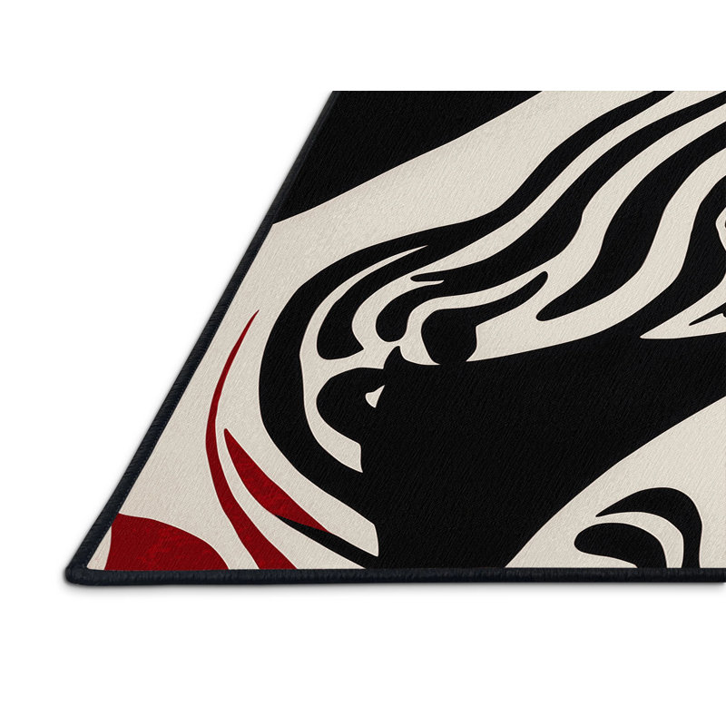 Tapis Fiery Harmony, Carré 5 pi
