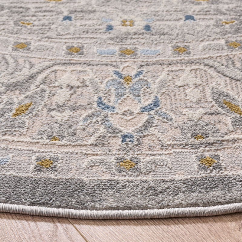 Tapis oriental de performance 376 de Palma, Rond 6 pi 7 po x 6 pi 7 po