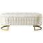 Bouton de velours beige avec compartiment de rangement pour l'organisation de la chambre à coucher et le salon-1488136604