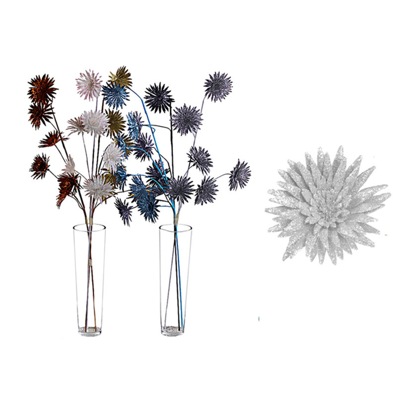 Tiges de marguerites artificielles, Blanc