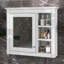 Armoire murale 30 po x 28 po avec miroir, armoire à pharmacie avec 3 tablettes ouvertes (meuble-lavabo non inclus)-659144088