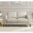 Ishaac 65.5'' Genuine Leather Loveseat