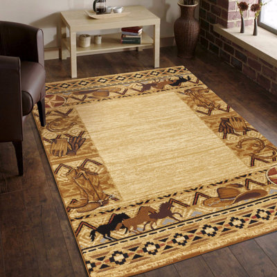 Tapis 7 pi 10 po x 10 pi 3 po Southwest