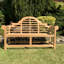 Norita Teak Traditional Bench-415866380