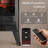 Apria 25" WiFi Electric Fireplace Infrared Heater with Crackling Sound, Timer, Remote Control 1400W-370182627