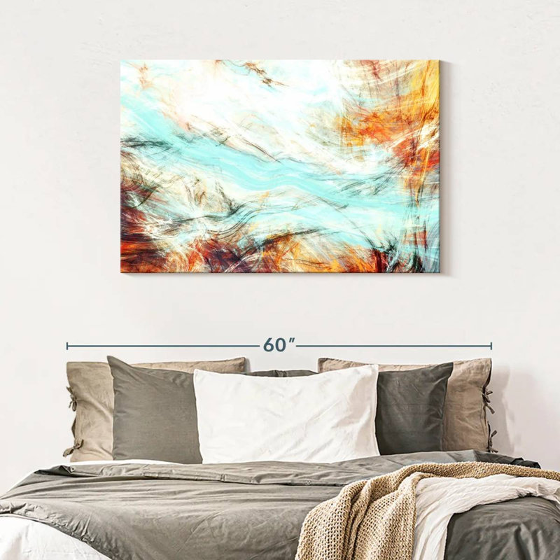 Avery Abstract Wisps, 30" H x 45" W