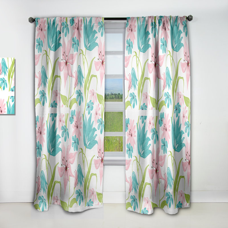 Rideau en lin / polyester, L 52 po x L 108 po