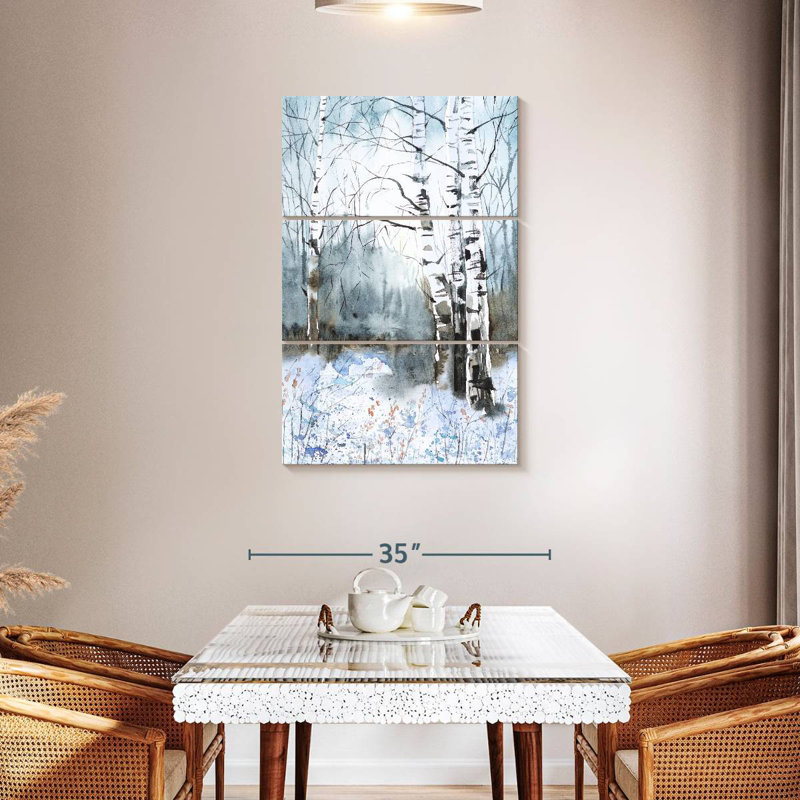 Peinture Harnek Winter Birch Grove