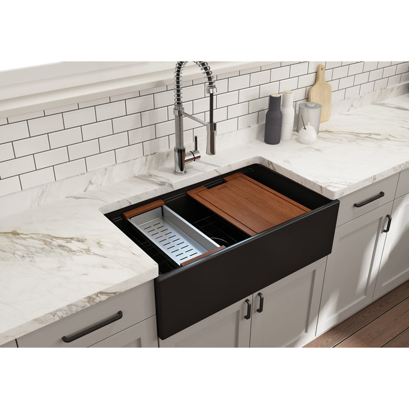 Contempo 33'' L Kitchen Sink, White
