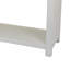Console Jack, bois blanc, 3 tiroirs et tablette inférieure, 47 po