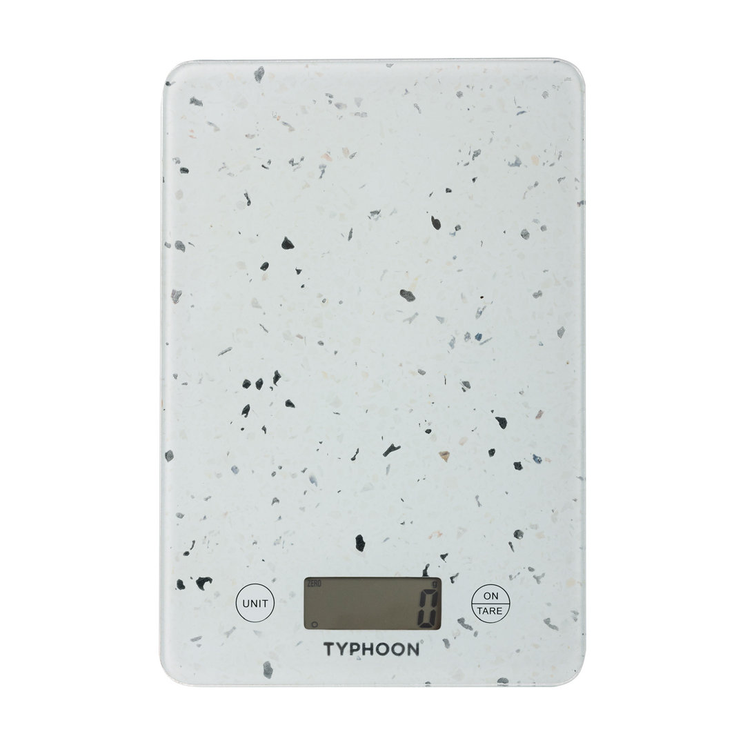Elements White Quartz Effect Digital Scales