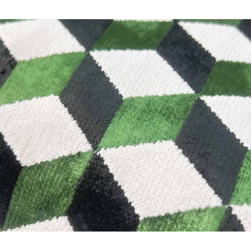Geometric Velvet Throw Pillow
