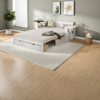 Lits en bois multifonctionnels peu encombrants, conception moderne pour la maison