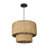 Aleeya - Light Brown Drum Pendant-1685932258