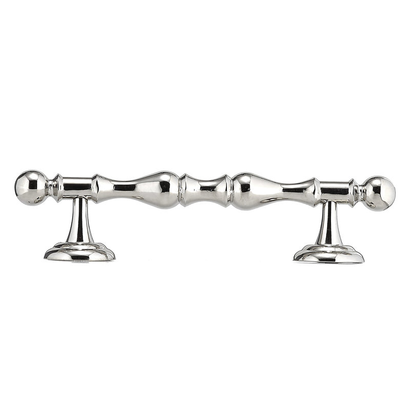 Poignée barre / poignée 4 po Expression, Nickel poli