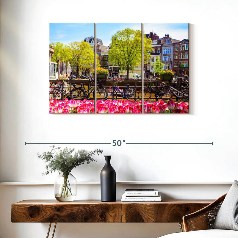 Paysage du pont Sirci Amsterdam, H 24 po x l 38 po